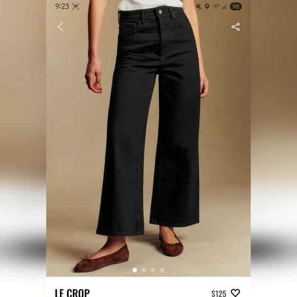 NWT Sezane Le Crop Pant - Picture 4 of 12